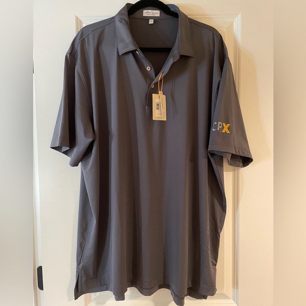 NWT Peter Miller Summer Comfort Sun Protection  Short Sleeve Polo Top Size XXL